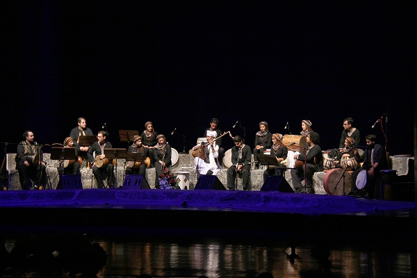 Percussion Group of Rada  concert led by  Morteza Yeganeh Rad  and narration Master Gholam Ali Pour Atai , were held at the Vahdat Hall.